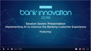 Ohad Samet at Bank Innovation 2018